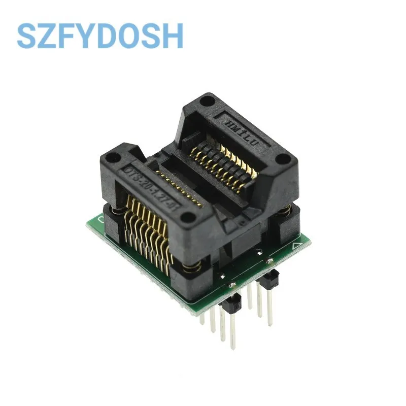 NEW Chip programmer SOP20 1.27 wide body adapter socket to DIP20