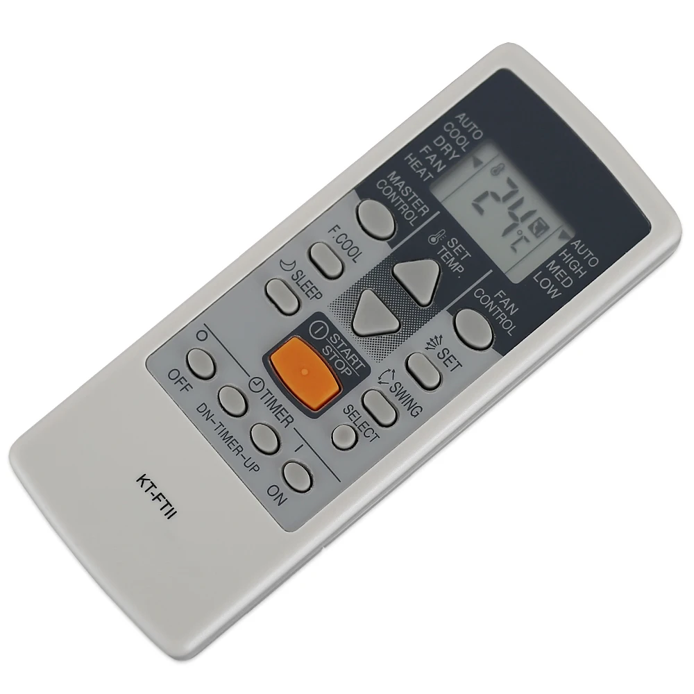 جهاز تحكم عن بعد عالمي A/C KT-FTII يستخدم فقط لوحدة تحكم تكييف مكيف الهواء Fujitsu جميع الموديلات
