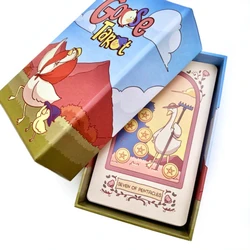 Cute Goose Tarot Animal Tarot Deck Kawaii 78 Pcs In Rigid Box 12*7cm