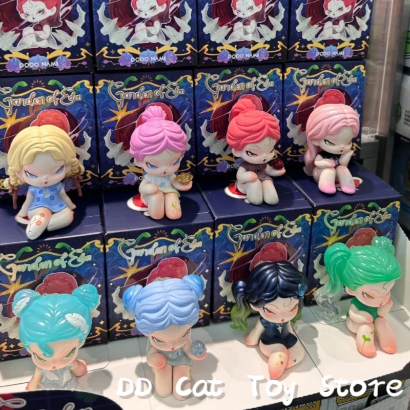 

В наличии оригинальная мини-заглушка серии DODO NAMI Garden Of Eden, кавайная фигурка, настольное украшение, коробка-сюрприз, подарок на день рождения