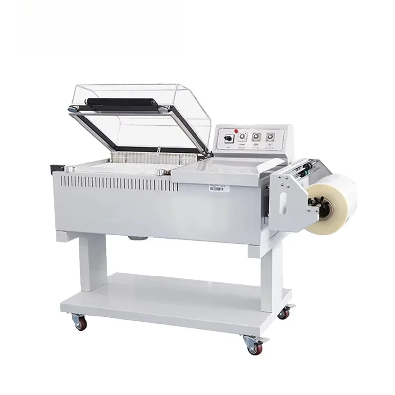 

2-in-1 Heat Shrink Machine Manual Semi-auto POF Sealer L-Type Sealing Cutter for Box Goods Packaging Shrink Wrapping Equipment