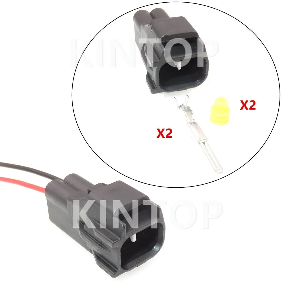 1 Set 2 Pins Auto Backup Light Waterproof Connector 7282-7028-30 Car Transmission Wire Cable Socket AC Assembly For Toyota