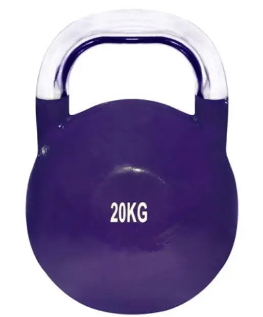 Stalowy Kettlebell do wypychania lakieru do czajnika i dzwonka w sprayu Kettlebells Fitness do podnoszenia hantli