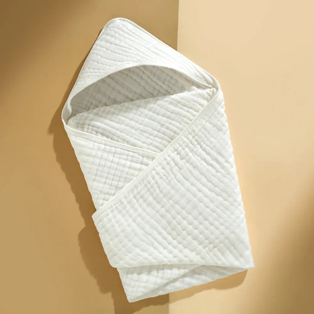 

Thin Children's Single Baby's Solid Color Swaddling Towel, Bath Towel, Baby's Quilt, A-class Six-layer Pure Cotton Bag