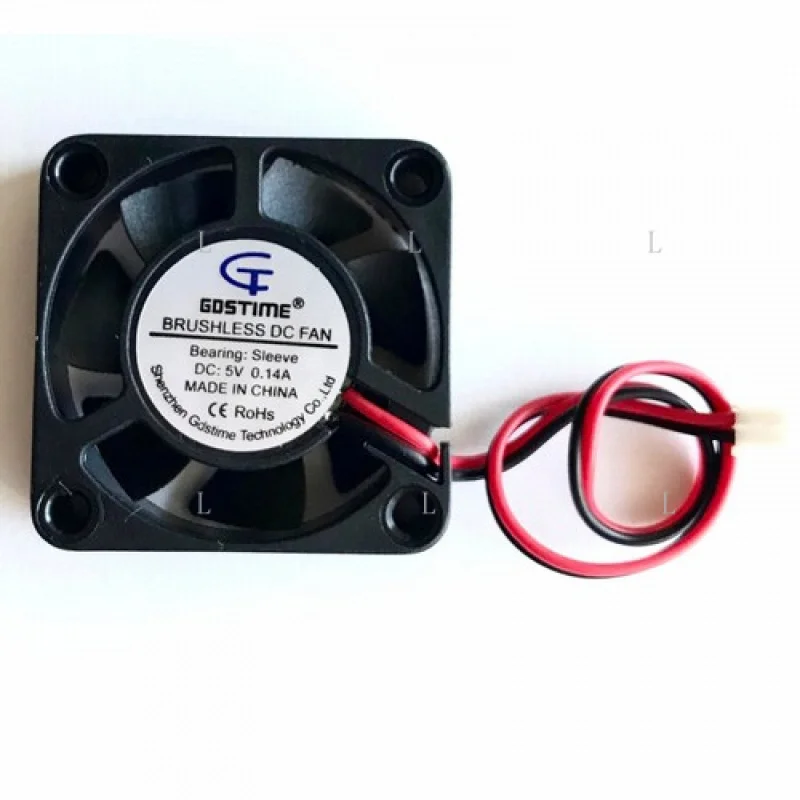 

L 4 шт. 5 В 12 В 24 В БЕСЩЕТОЧНЫЙ охлаждающий компьютерный вентилятор 4010 40x40x10 мм DC 0,14 А 2-контактный