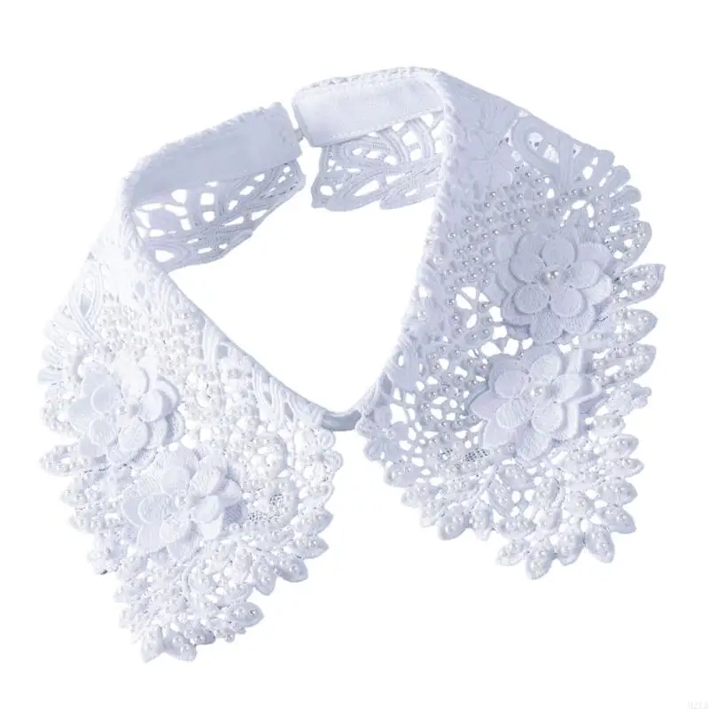 2026 New Jeweled Collar With Delicate Lace Half Shirt Decorative Floral Shawl Outfit