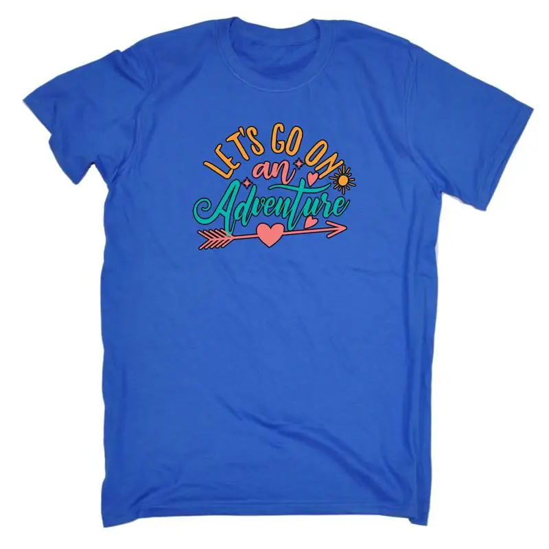 Lets Go On An Adventure 01 Mens Funny Novelty T Shirt