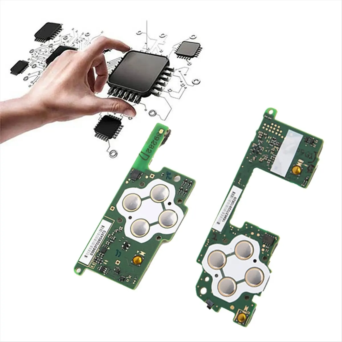 

[B63C] Для материнской платы Joycon для контроллера Nintend Switch Joycon, левая плата управления материнской платой, запасные части