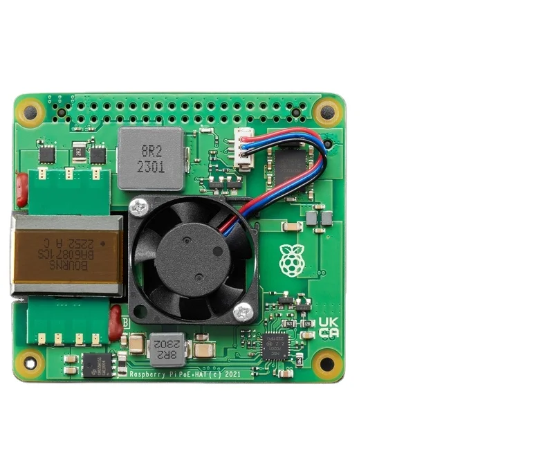 20262026 5058 Raspberry Pi PoE+ HAT Development Kit Development Kits Multiprotocol Development Tools