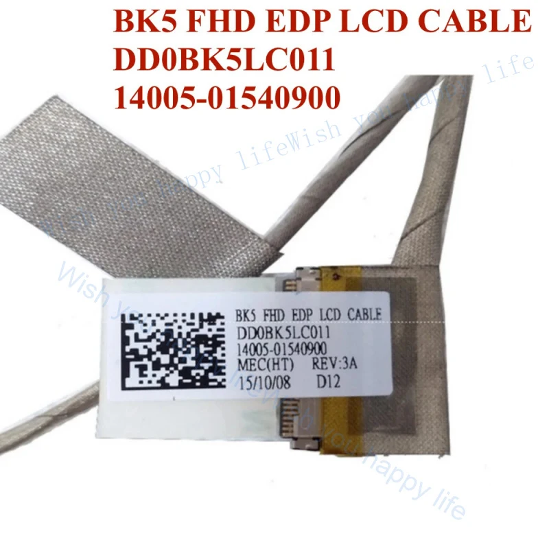 LL LCD Cable For Asus UX501 N501 G501 UX501J N501J DD0BK5LC011 Non-touch 30 40 pin