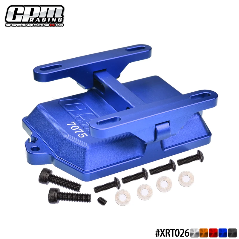 GPM Aluminum 7075 Receiver Box Cover With Electric Adjustment Bracket For TRAXXAS 1/6 XRT 1/5 X-MAXX 6S/8S