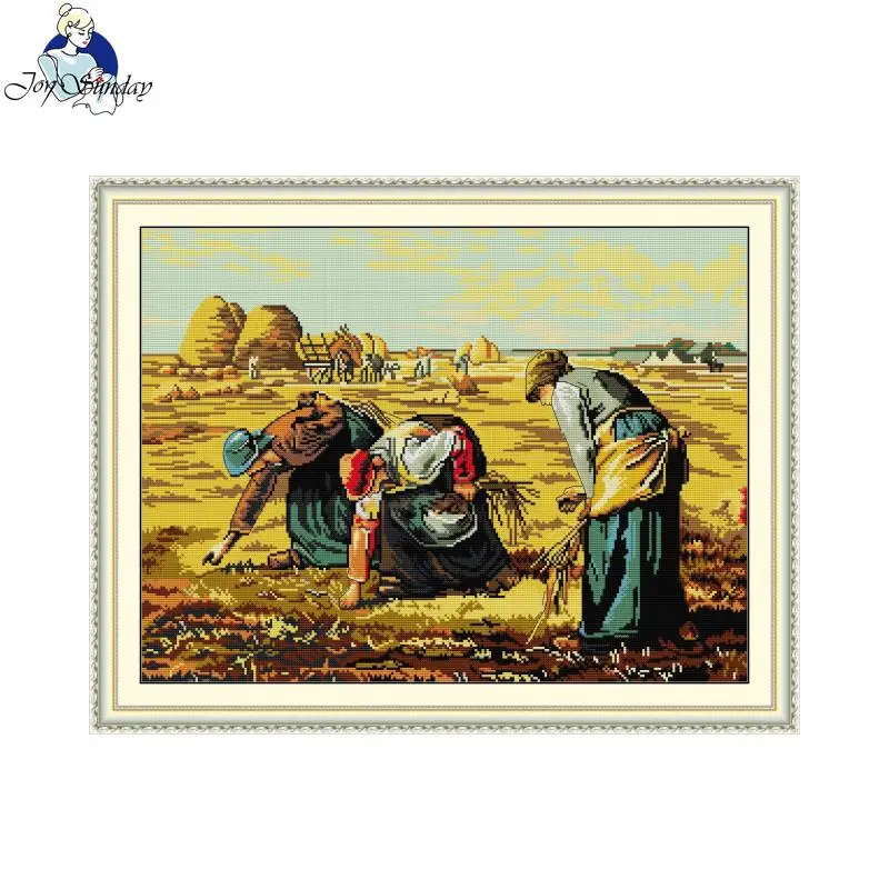 

Набор для вышивки крестиком, шаблон для покраски, считается стандартным и рукоделие с иглами Aida 16CT 14CT, Набор для вышивки своими руками