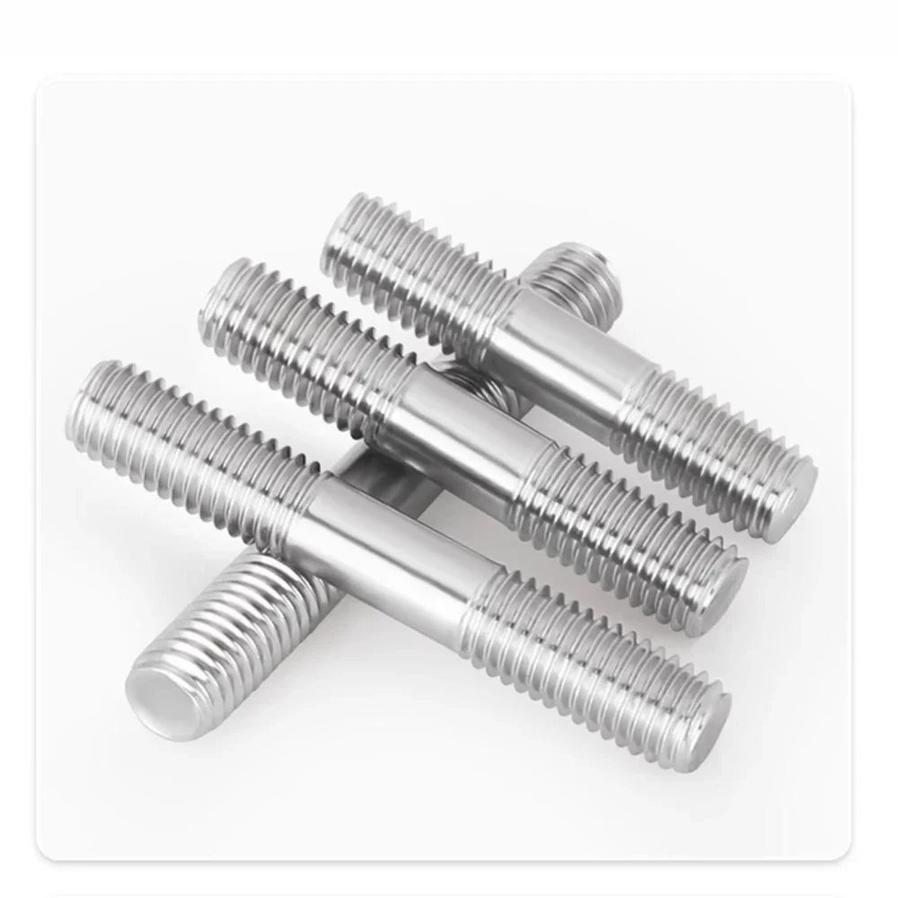 1 Pcs Double End Threaded Stud Bar Rod Bolts 304 Stainless Steel Screws Size M36x110mm M36x150mm M42x220mm M48x220mm M48x280mm