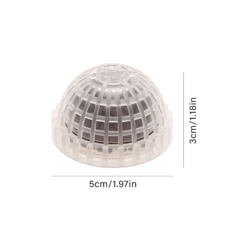 Moosball-Filter Plastik Halbkugel Moos-Halter Aquarium Dekorative Kugel