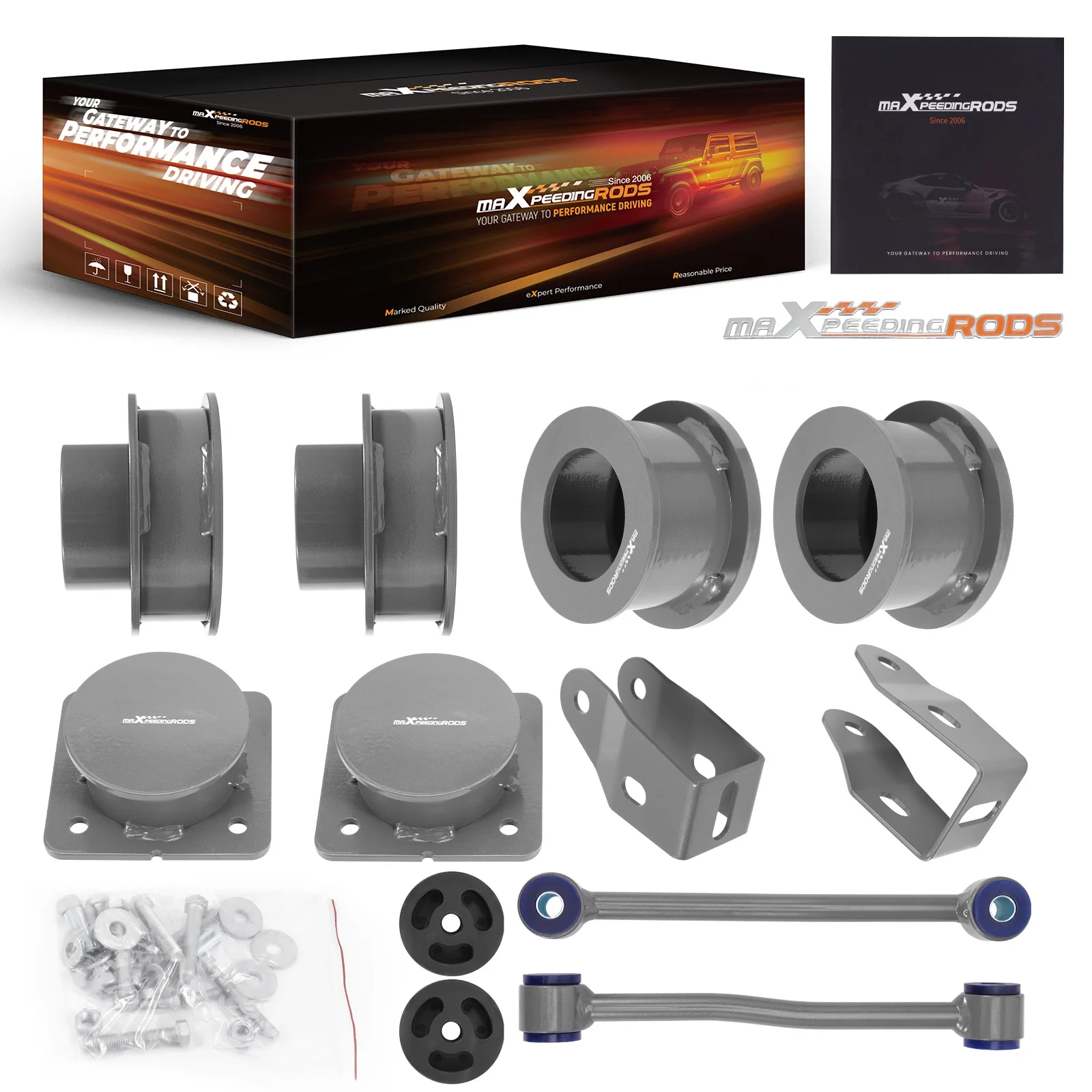 Front 2.5"+Rear 2" …