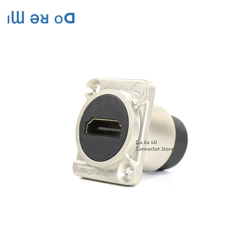 1 قطعة type-D الصوت والفيديو HDMI2.0 عالية السرعة المزدوج تمرير وحدة 86 لوحة بعقب تحويل المقبس HDMI-متوافق