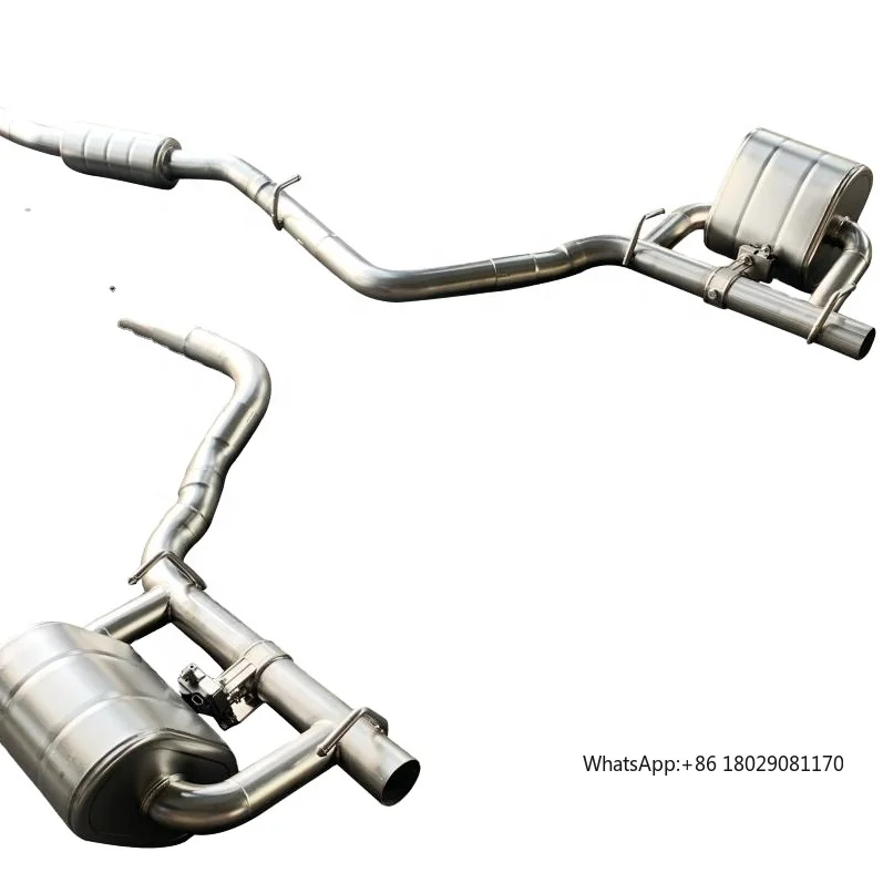 

304 stainless steel exhaust catback Dual Exhaust For 15-21 Dodge Challenger 3.6L