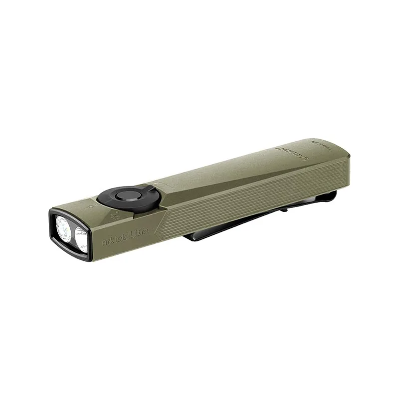 OLIGHT Arkfeld Ultra Rechargeable Flashlight 1400 Lumens Three Light Source High Intensity Aluminum Flashlights Torch