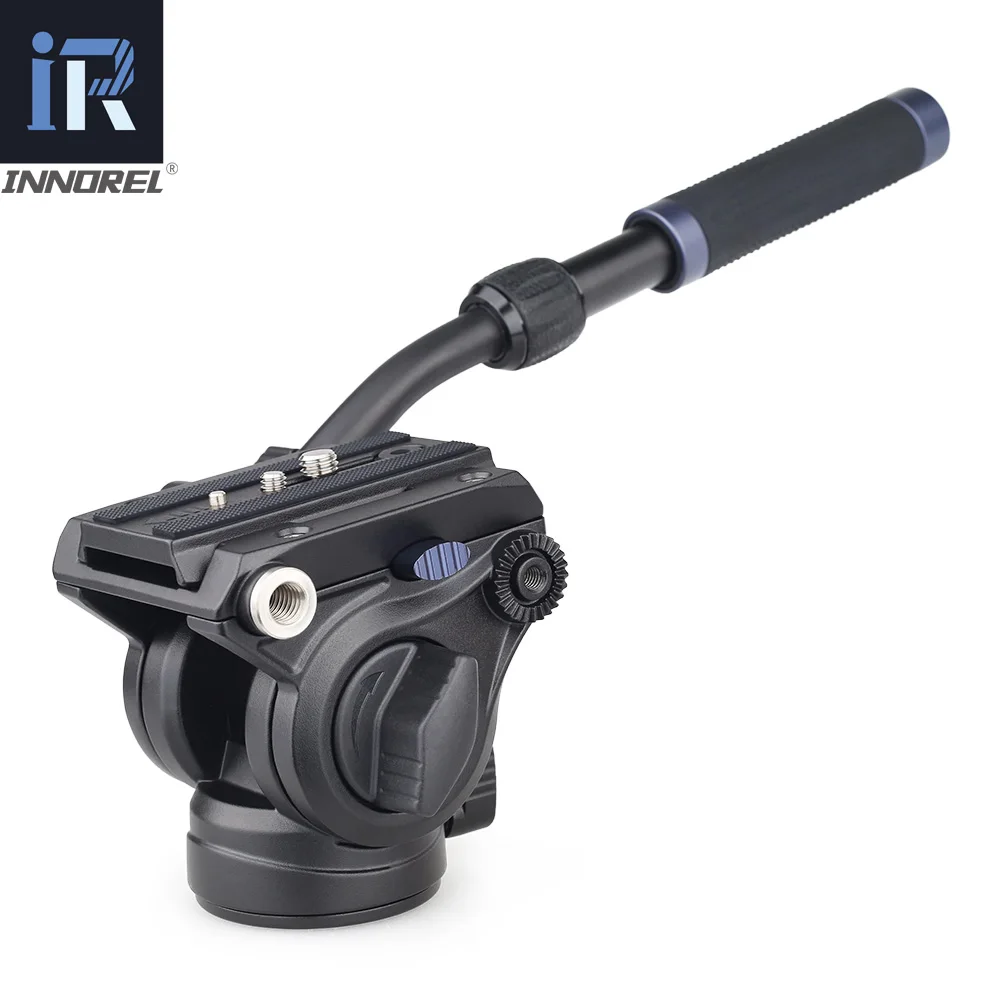 INNOREL MT70 Multifunctional Video Tripod,Monopod 360 Degree CNC Alloy with Fast Flip Buckle and Fluid Head for DSLR Cameras