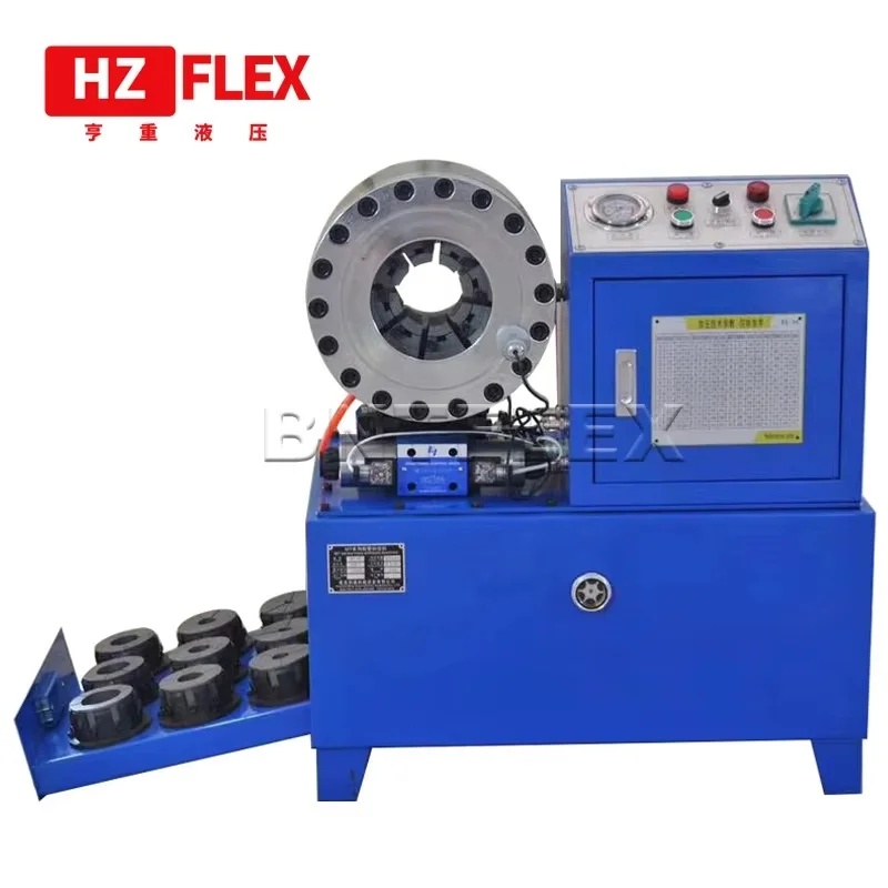 

HZ-68 Hydraulic Hose Crimping Machine 1/4"to 2"4SH/SP 380v 3 phase 50hz pipe crimper