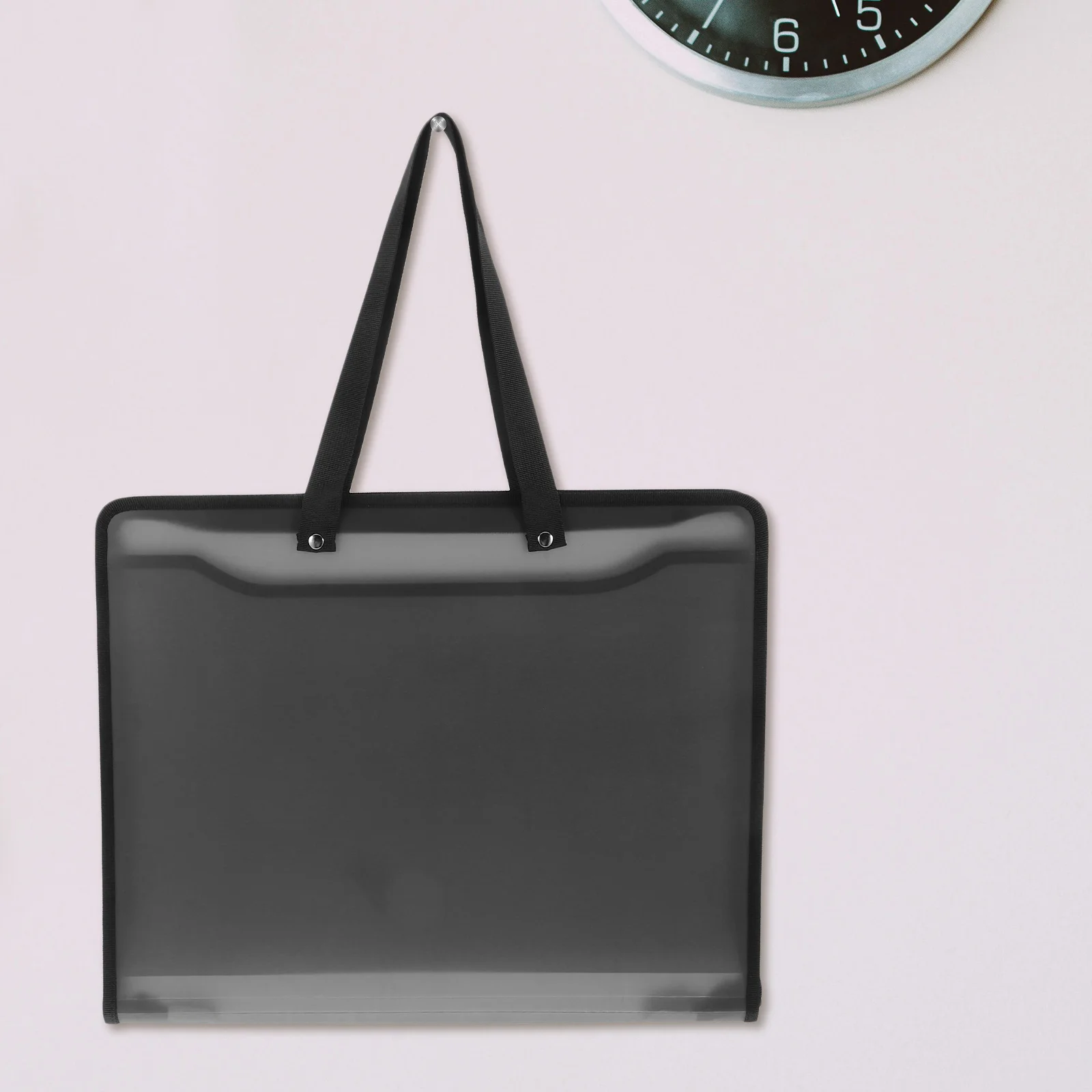 Art Portfolio Bag Large Capacity Aesthetic Edge Wrapping Easy-to-Use Zipper Versatile Storage Organizer for Art Files Books