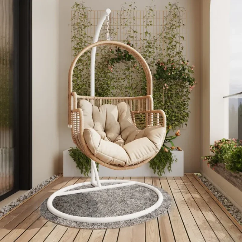 xx-Bird's Nest Chair Swing Indoor/Outdoor Rocking Hanging Basket For Balcony/Terrace For Patio Swings For Home