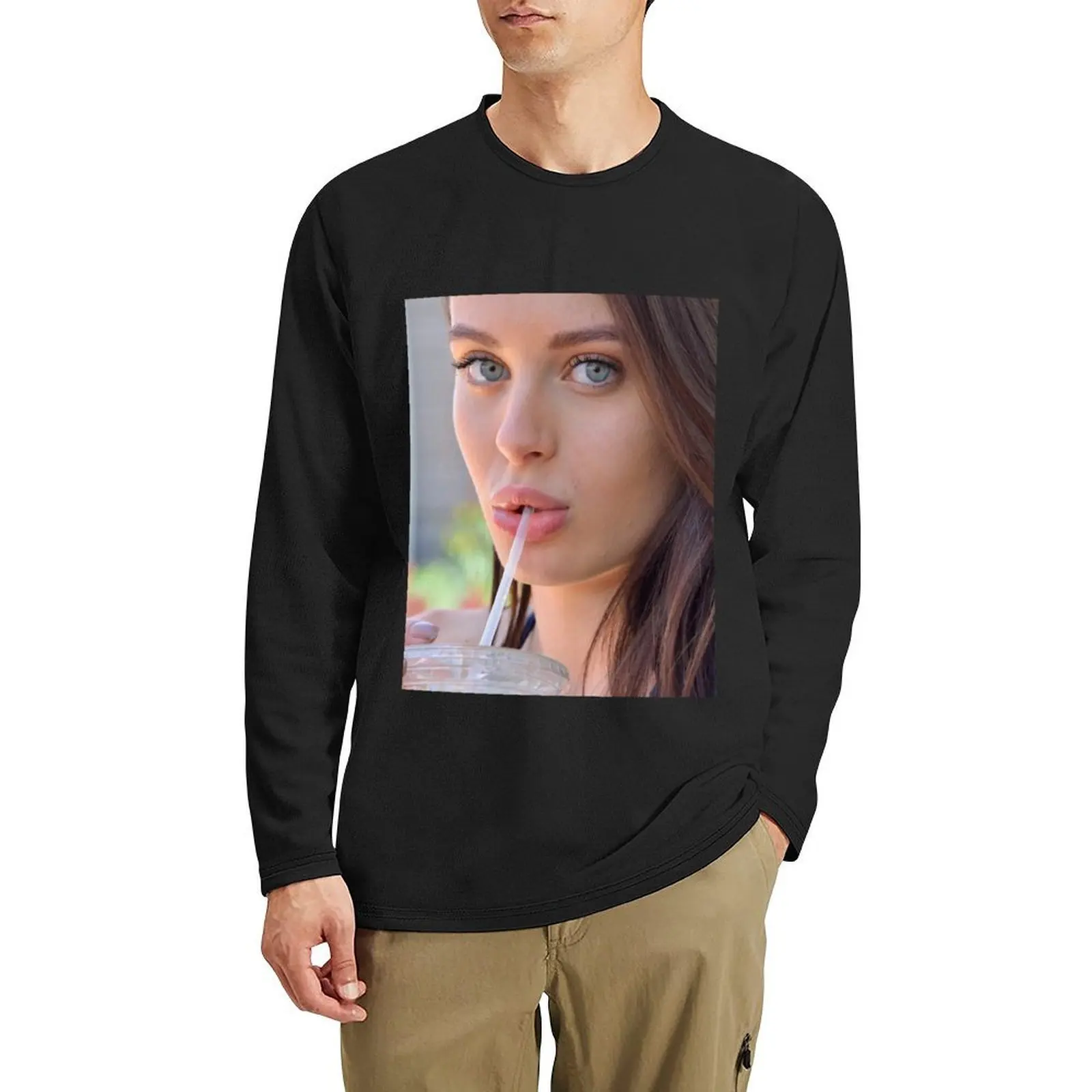 

Beauty Lana Rhoades Long T-Shirt anime plain t-shirt oversized t shirt funny t shirts mens t shirt graphic