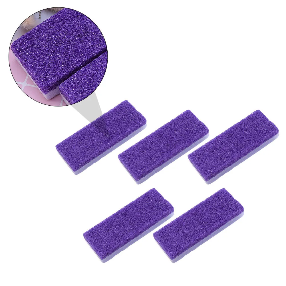 5Pcs Foot Pumice Stone Exfoliating Tools Double-Sided Callus Remover Dead Skin Scrubber Pedicure File Foot Care Soft Smooth Skin