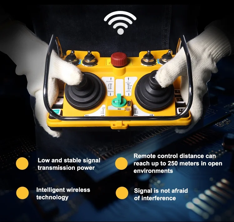 Vendita calda Nomi F24-60 Gru a torre industriale Radio Joystick Telecomando Gru per camion impermeabile Telecomando senza fili