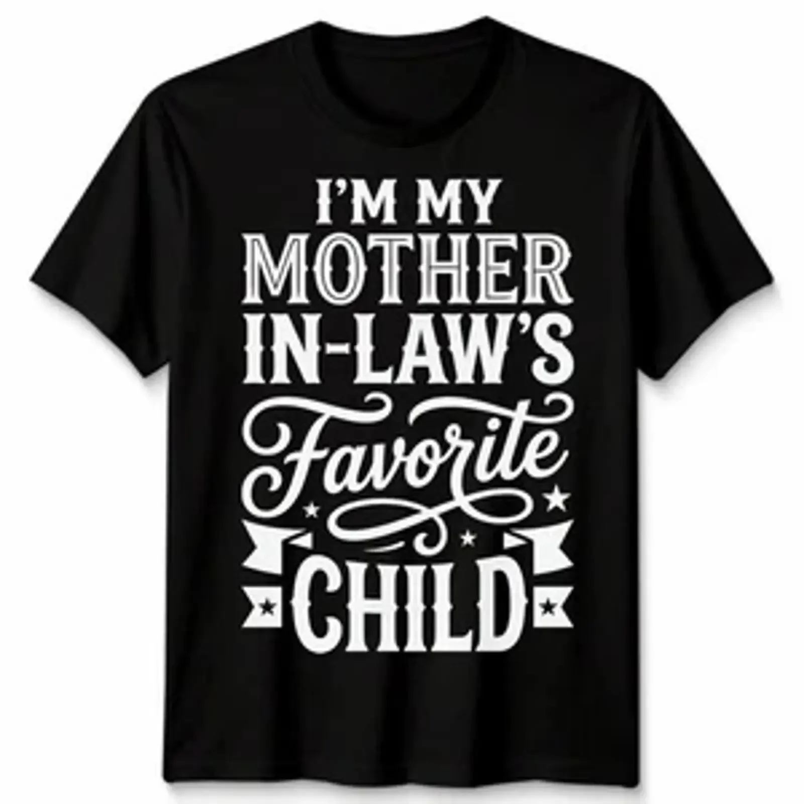 Ich bin meine Schwiegermutter Lieblingskind Muttertag Familie Humor Herren Damen T Shirt vintage Washed fashion Slightly
