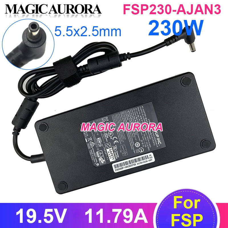 

Оригинальное зарядное устройство для FSP FSP230-AJAN3 19,5 V 11.79A 230W для GALLERIA GCR2070RGF-QC GCR2070RGF GCR1660TGF XPG XENIA 15 адаптер