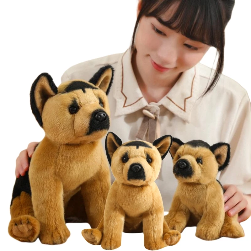 New17/30cm Simulation sitzen deutsche Schäferhunde super weiches Wurf kissen Wohnkultur lustige Tiere Baby Comfrot Geburtstags geschenke