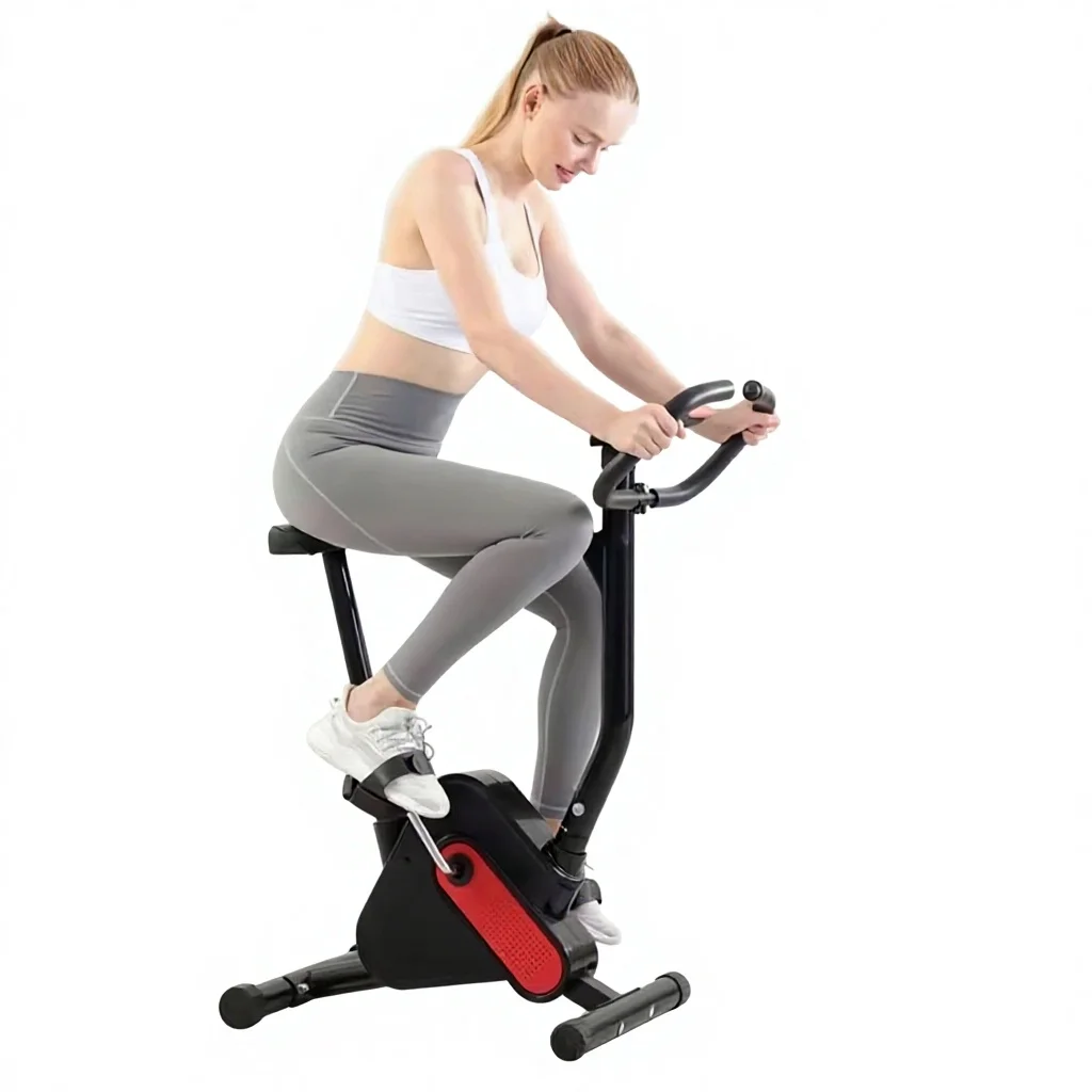 Household fixed exercise bike indoor riding spinning bike, adjustable resistance, suitable for quiet aerobic exercise training