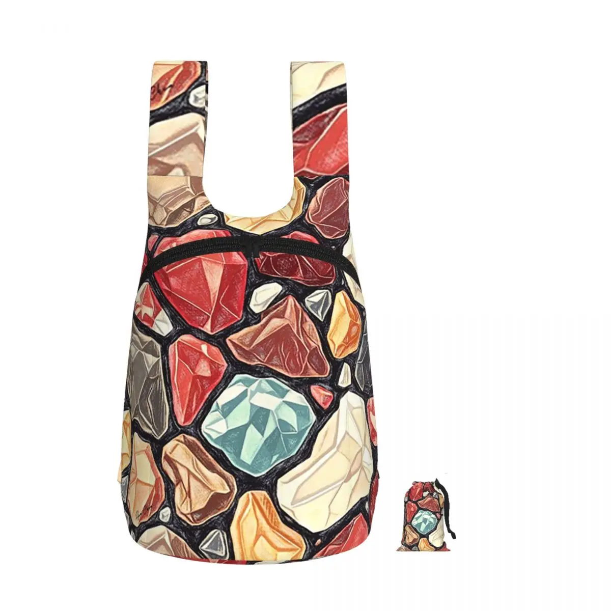 Nostalgic Mineral Medley Backpack Student Storage BookBag Children School Bag Computer Shoulder Bags for Boys Girls