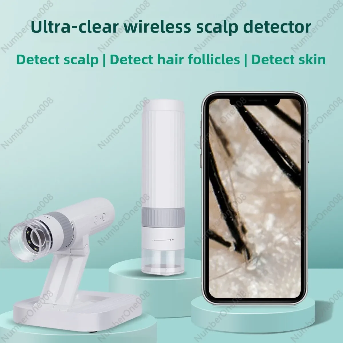 Scalp Detector Hair Follicle Analysis Skin Detector Photo Frozen Frame Scalp Physiotherapy Instrument Beauty Salon Scalp