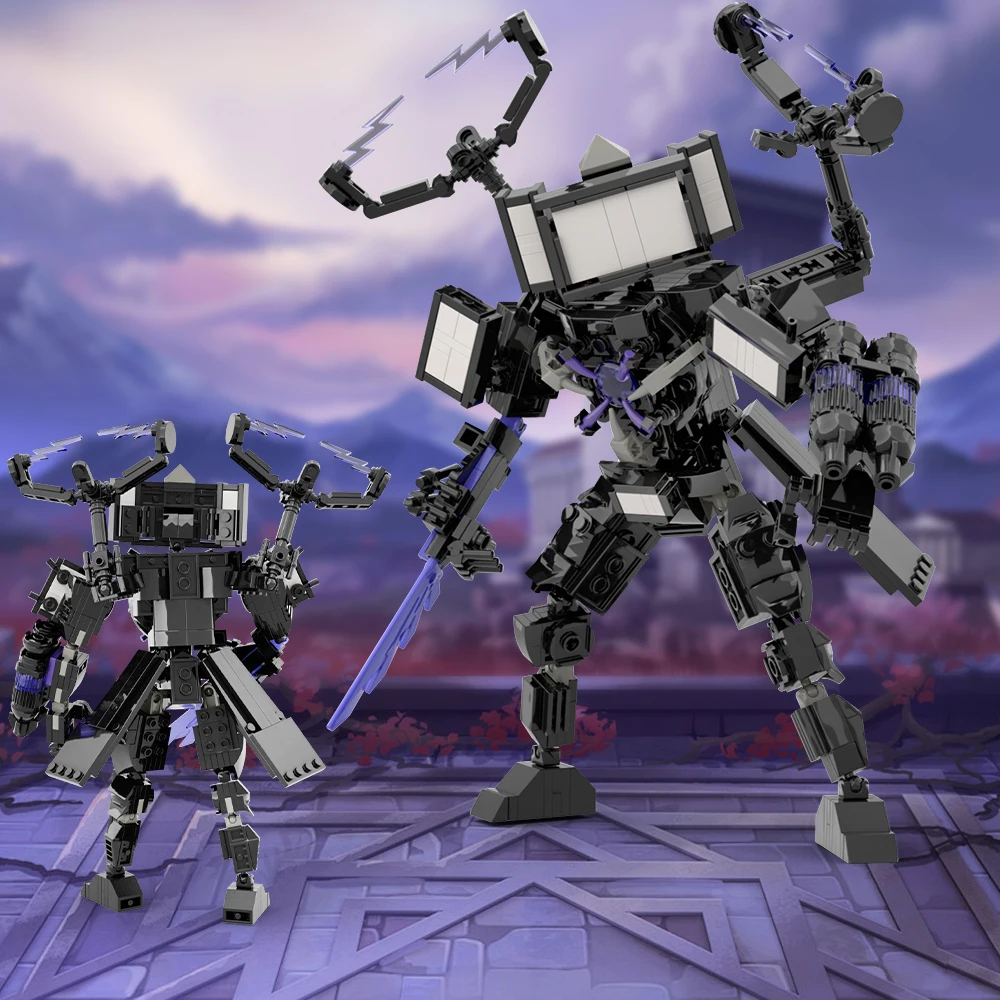 Quente skibidi toalete blocos de construção atualizado g homem & dominador figuras ação modelo titan speakerman brinquedos para crianças presente natal