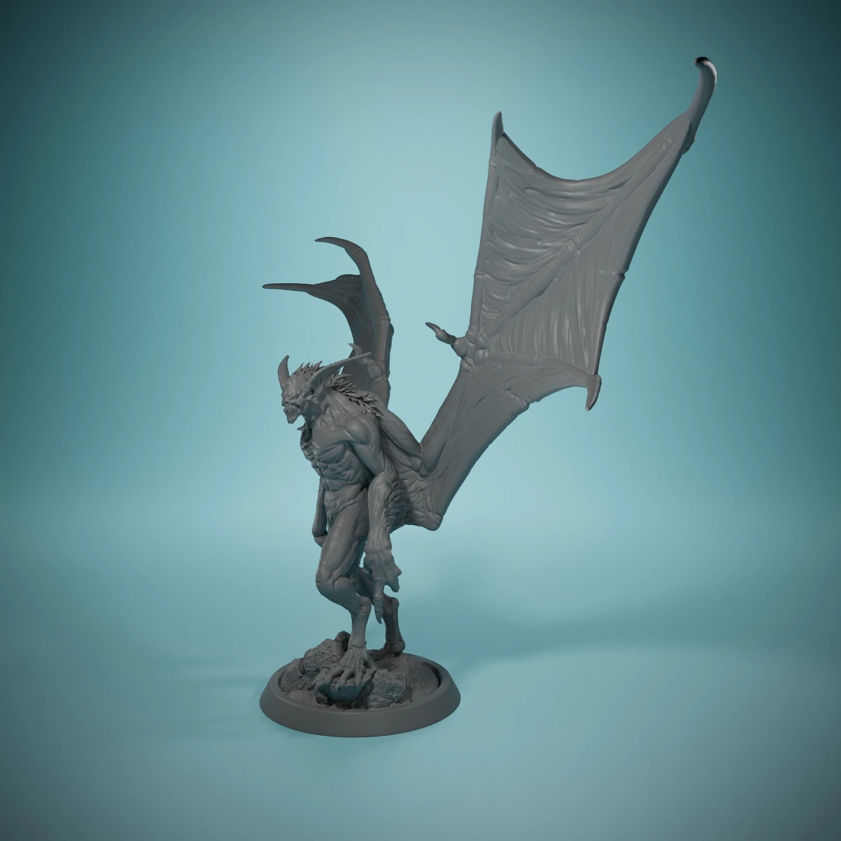 Voador Vampiro Stand D & D Miniatura Tabletop, Miniaturas de Resina, Perfeito para Jogos de Mesa e Role Playing Miniatura Pintada à Mão Miniatura