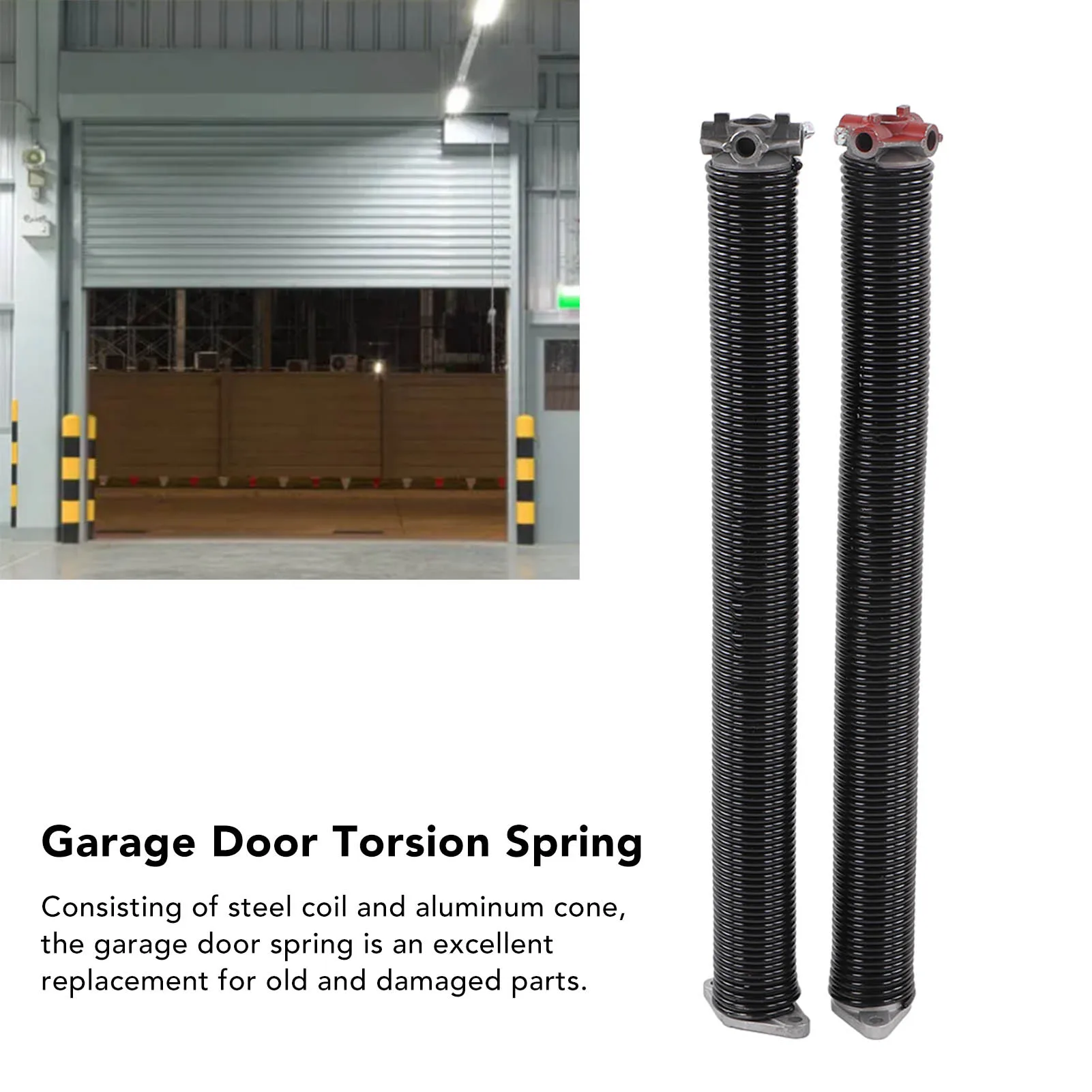 218x2"x2x6" Garage Door Torsion Spring Left Right Garage Door Spring Set Kit for Replacement Garage Door Torsion Spring