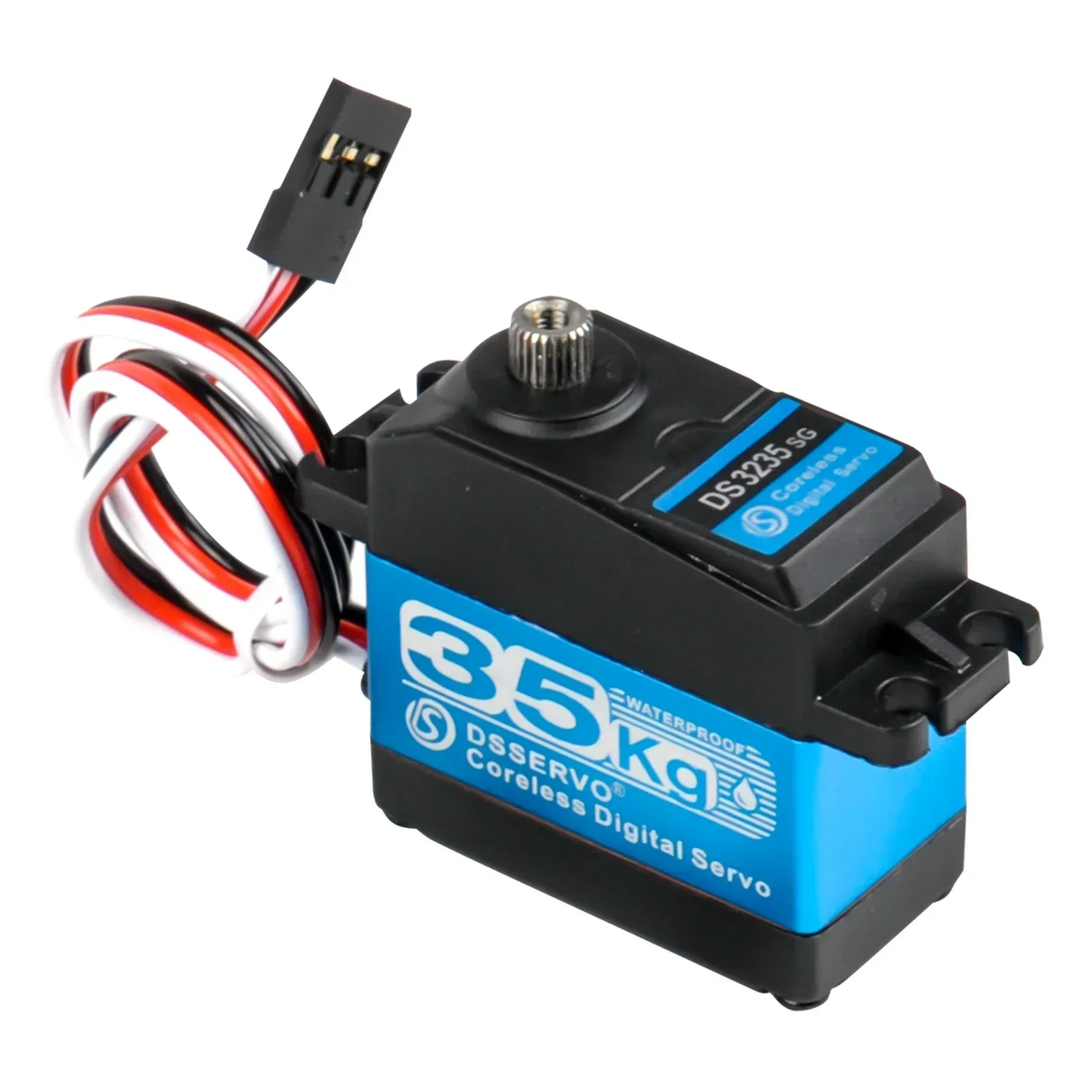 أجهزة رقمية بدون قلب 35 كجم للشاحنات والقوارب بمقياس 1/8، 1/10 |   تروس ستانلس ستيل، مقاومة للماء IP66 |   180 ° /270 °   دوران