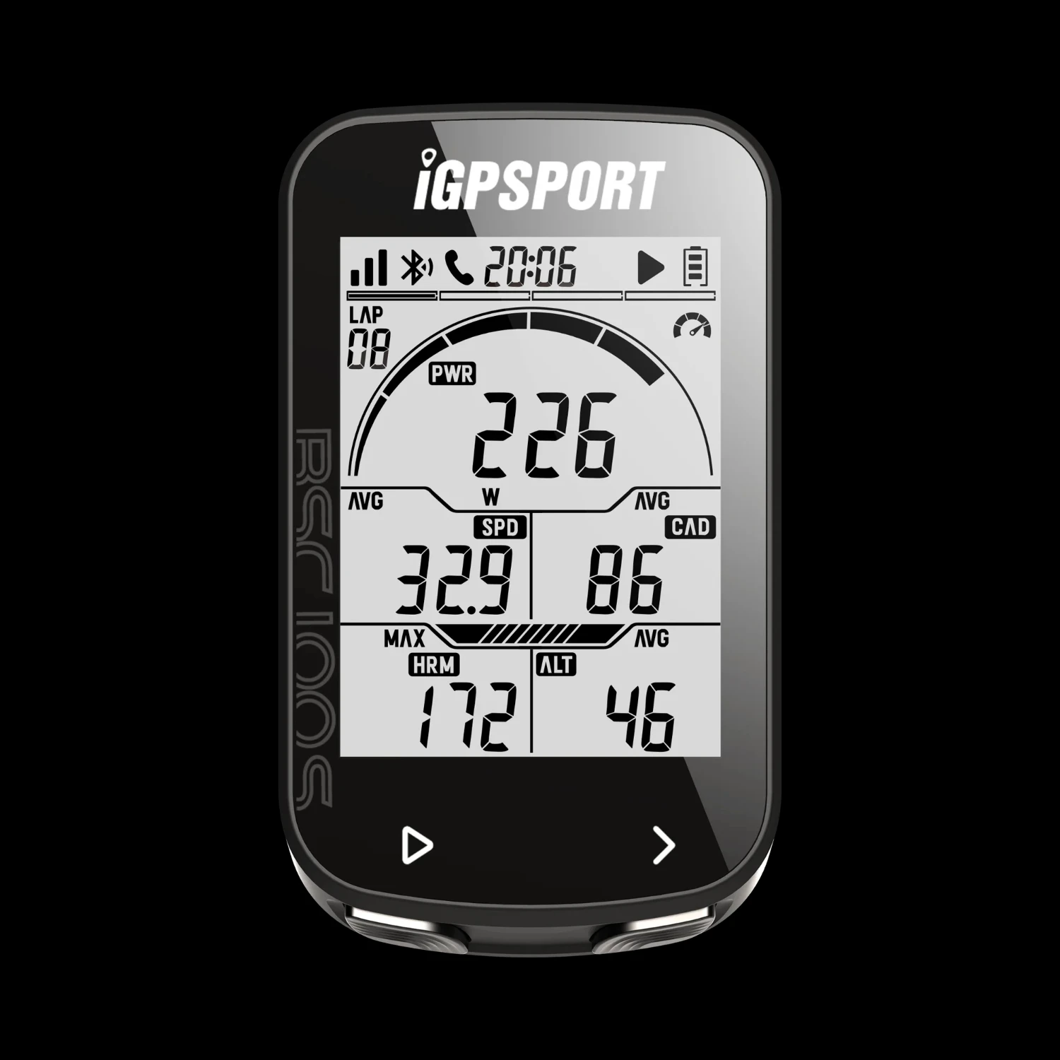 

GPS Bike Computer BSC100S Cycle Wireless Speedometer Bicycle Digital Stopwatch Cycling Odometer Cycling Computer