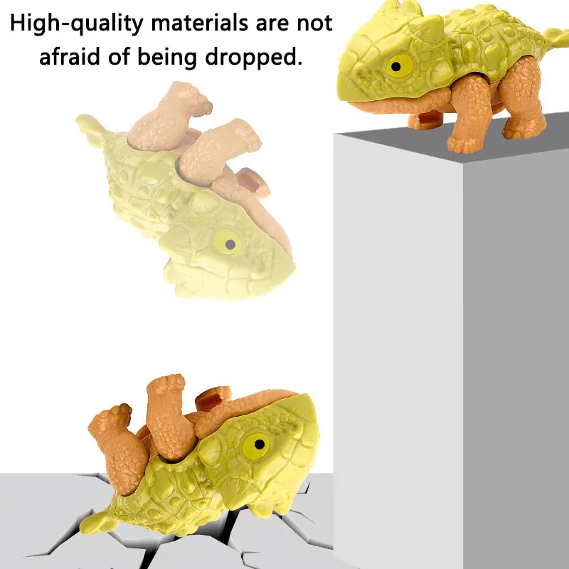 Zabawka dla dzieci - model dinozaura T-Rex z okresu Jurajskiego, ruchoma, wielozłączeniowa figurka z ruchomymi palcami, przepychająca się przez palce, figurka akcji Canglong, zabawka z motywem świata Jurajskiego.