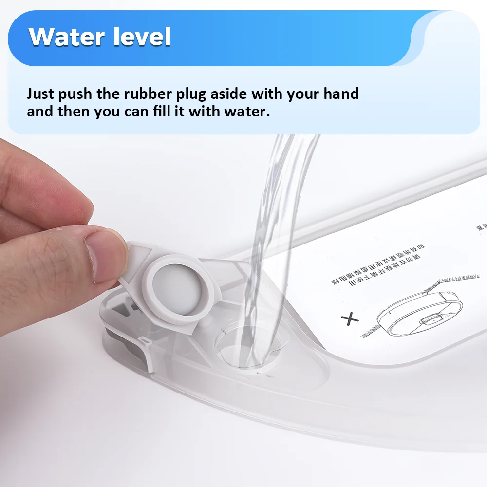 Xiaomi Roborockロボット掃除機モップエッセンシャル、S5 S50 S51 S55 S6 S60 S65 S6 Pure T6アクセサリーモップホルダーモップ水タンク用