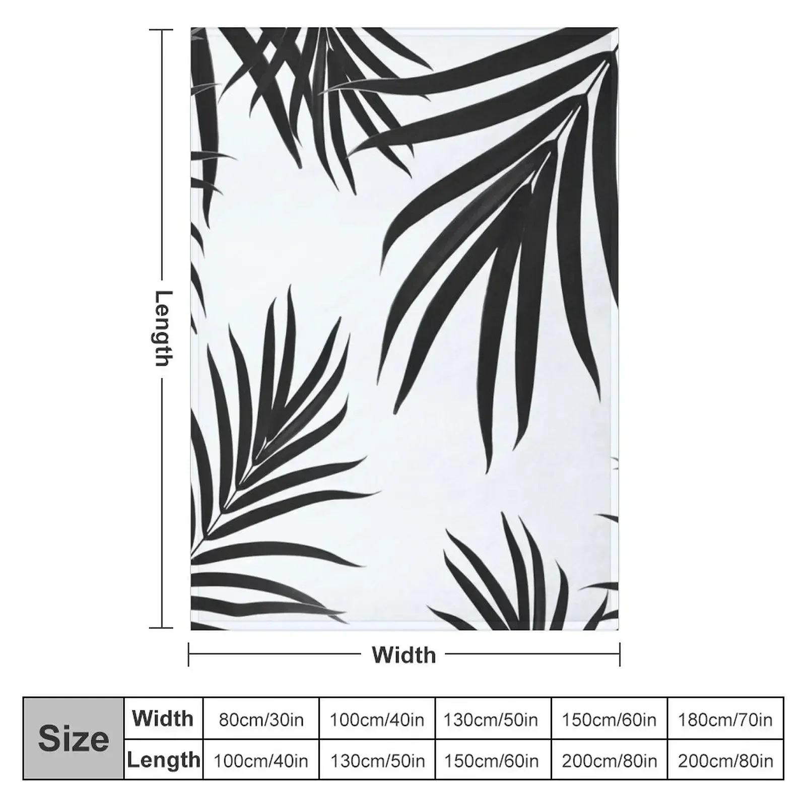 Palm Leaves Pattern Summer Vibes #2 #tropical #decor #art Throw Blanket Softest Baby Sofa Quilt cosplay anime Blankets