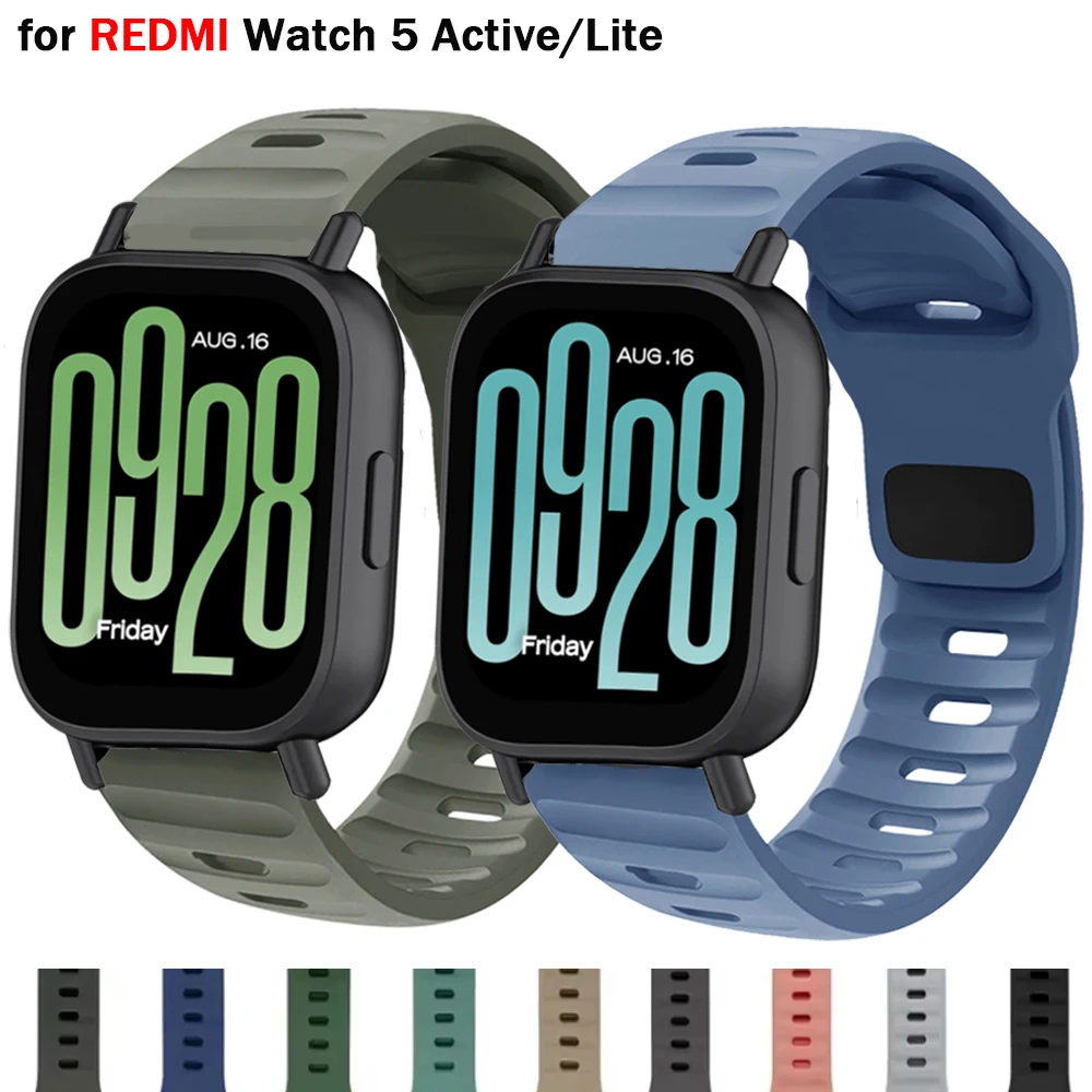 22mm Watch Band For Xiaomi Redmi Watch 5 Active Lite Replacement Strap for Samsung Galaxy watch7 6 5 4 correa Bracelet 20mm Belt