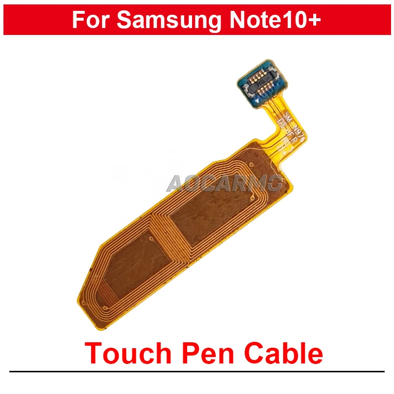 

For Samsung Galaxy Note 10+ Note10 Plus S Touch Pen Flex Cable Wireless Induction Coil Sensor With Plastic Sheet Repair Part