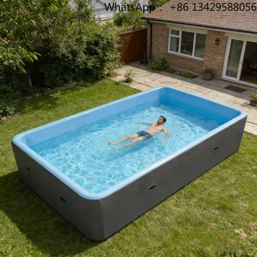 Inflatable PVC Family Swimming Pool with Repair Kits for Home & Outdoor Use for All Ages