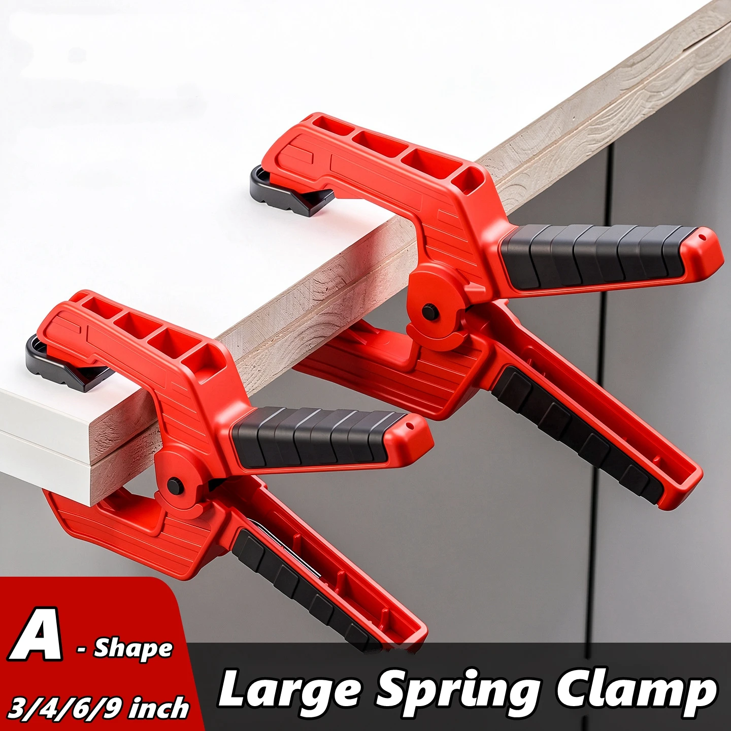 Spring Clamps, Heavy Duty Plastic Extra Wide Clamps A Type Woodworking Clip Strong Grip DIY Wood Working Tool for Carpenter