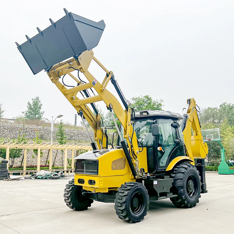 China Mini Loader Hydraulic System Easy to Operate EPA EURO5 Engine Multifunctional Cab Car Construction SetSkid Steer Loader