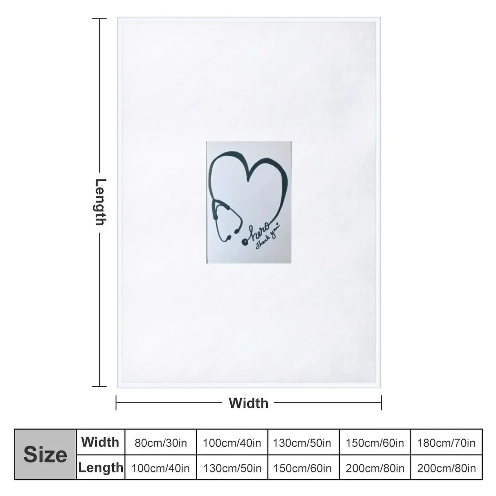 Hero, thank you nurses & doctors Throw Blanket Blankets For Sofas Decorative Sofa Luxury Thicken Kid'S Blankets