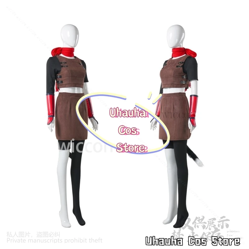 أزياء أنيمي لذيذة في الزنزانة التأثيرية إيزومي هيتومي فستان مثير زي موحد باروكات ذيل فروي لحفلات الهالوين حسب الطلب